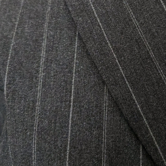 Michael Kors Heather Gray & White Striped Pencil Skirt - Picture 3 of 5